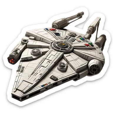 Star Wars millennium falcon￼ sticker