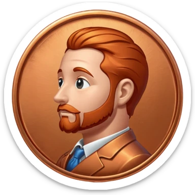 Oi chip a penny sticker