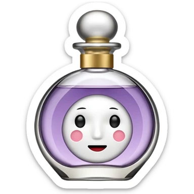 bottle of perfume (no face) sticker