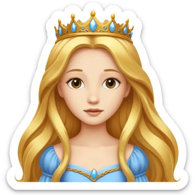 young princess sticker