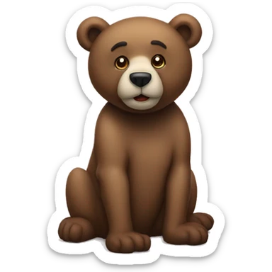 Schlafender Bär sticker