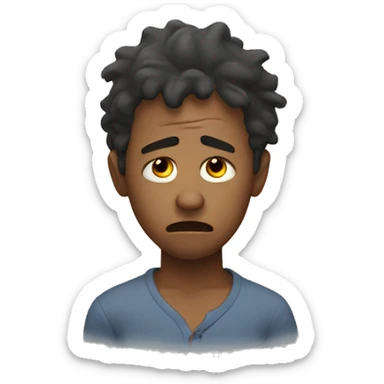 stressed out sticker