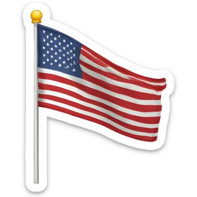 Donald trump American flag  sticker