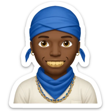 gangster crips sticker