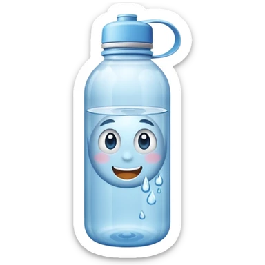 Water bottle sticker