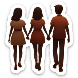 Romantic scenery  sticker