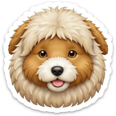 golden doodle  sticker
