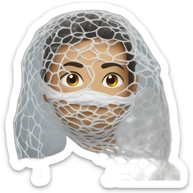 body-covered-in-nets sticker
