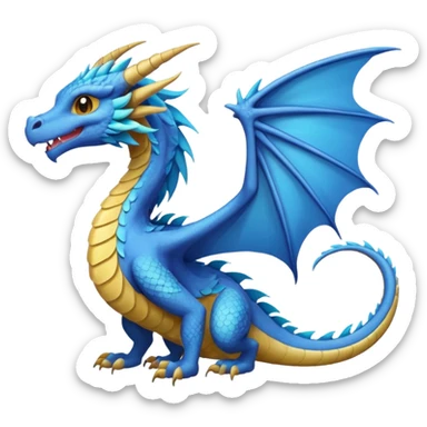 Fourth wing feathertail dragon  sticker