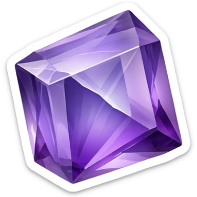 Fluorite crystal sticker