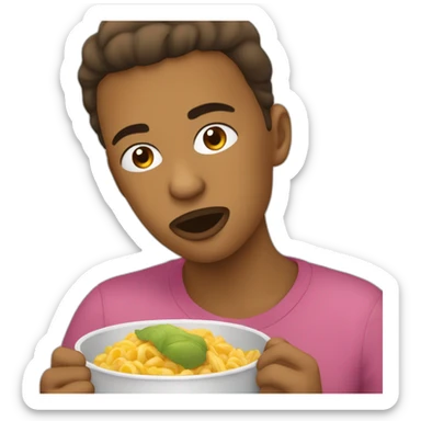 personne mange autre personne sticker