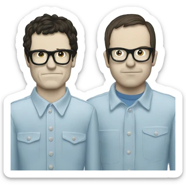 weezer blue album artwork  sticker