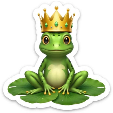 Kurbağa Prens  sticker