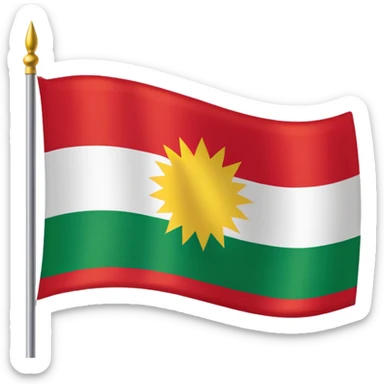 Make a Kurdistan emoji. sticker