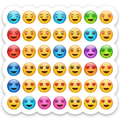 🫠 I phone emojis  sticker