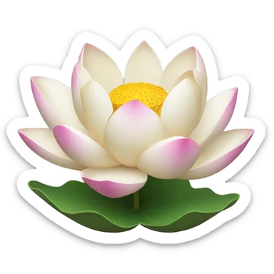 Lotus flower sticker