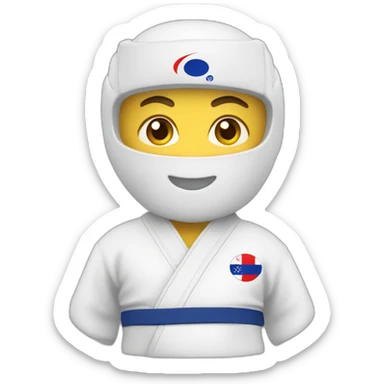 JUDOKA  FRANCAIS sticker
