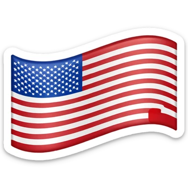 US flag upside down sticker
