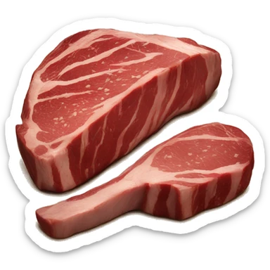 Steak sticker
