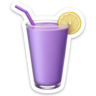 frozen lavender lemonade smoothie sticker
