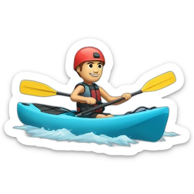 Dr Dave kayaking sticker
