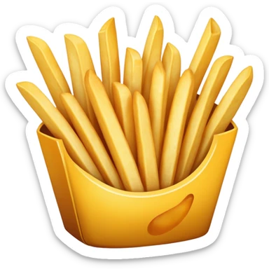 French fries  sticker