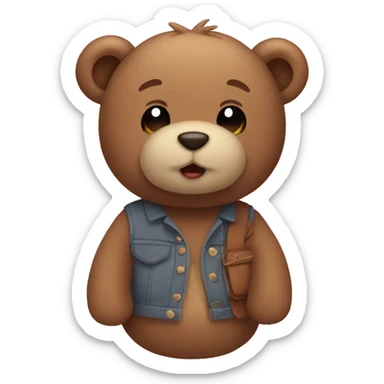 Teddy sticker