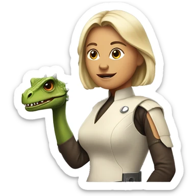 star wars mum dinosaurs sticker