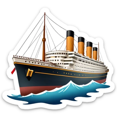 titanic sticker