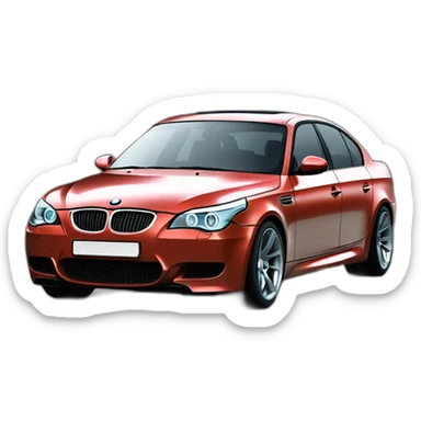 Voiture BMW e60 m5 sticker