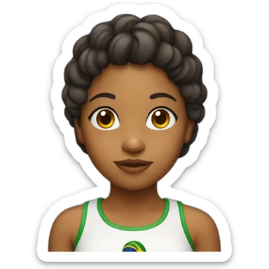 Brazilian girl sticker