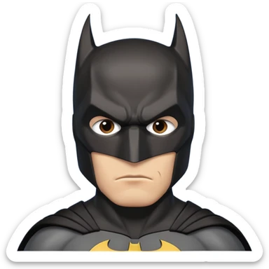 Gigachad gibi jawline flex atan batman sticker