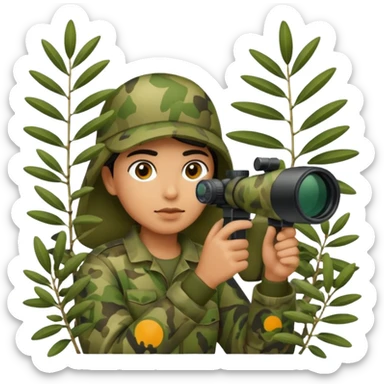 bush sniper sticker