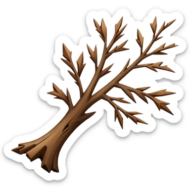 broken branch sticker