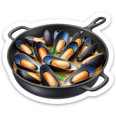 Mussels sticker