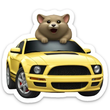 2006 ford musang gt front 3/4 sticker