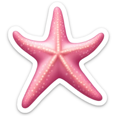 pink starfish sticker