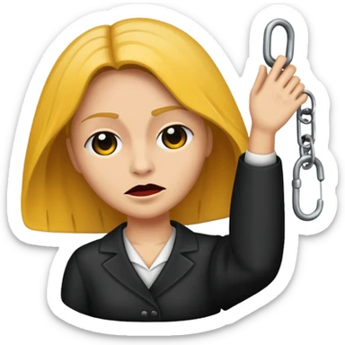 Dead hangwoman sticker