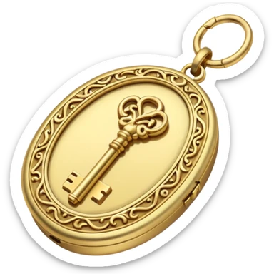 Tiny Key Locket
 sticker
