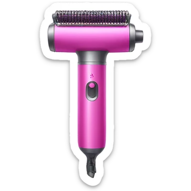 pink dyson airwrap hair styler sticker