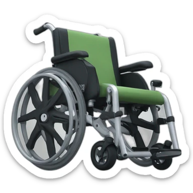 Angry Volodin jump wheelchair sticker