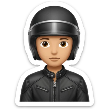 Motociclista sticker