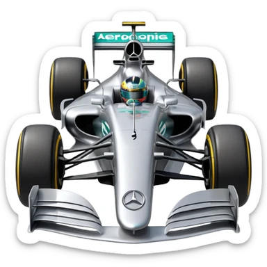Formula 1 Mercedes  sticker