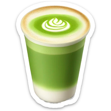 matcha latte sticker
