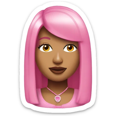 Nicki Minaj in pink  sticker