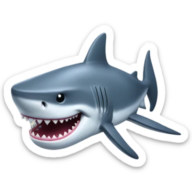Shark wearing Ugg slippers  sticker