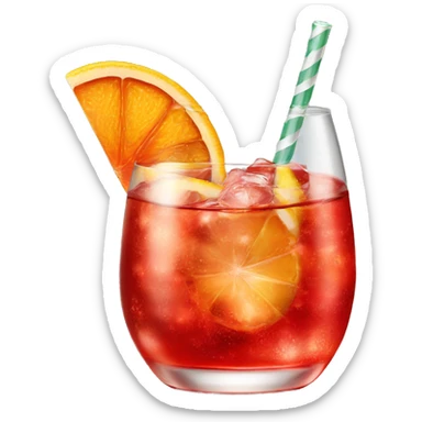 Campari Spritz cocktail  sticker