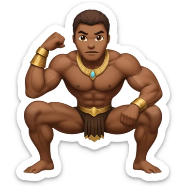 shaka zulu bending over sticker