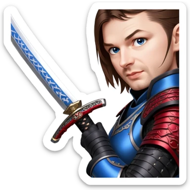 Katana Master sticker