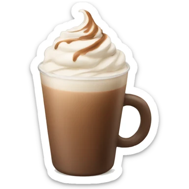 mocha milk sticker